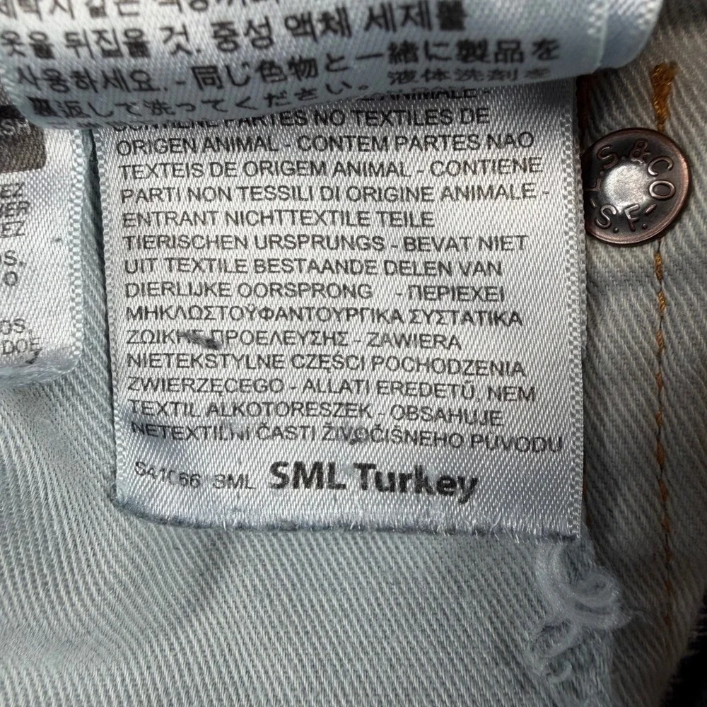 Levis 504 Regular Straight Fit Jeans Mens 31x32 Blue Denim Bought In London